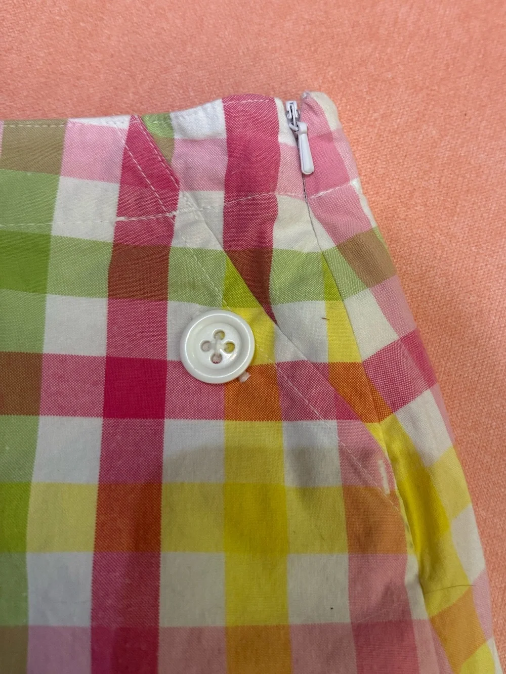 Spring rainbow spring 2008 plaid gingham skirt
